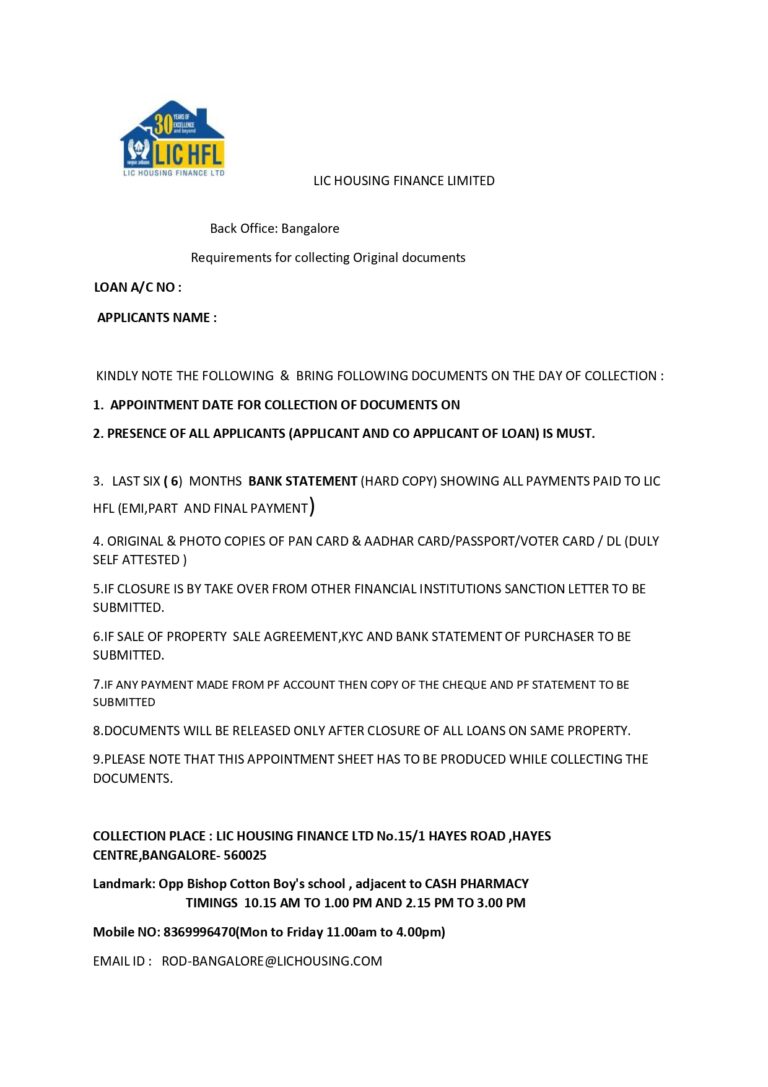 how-to-get-original-documents-from-lic-hfl-after-loan-closure-what